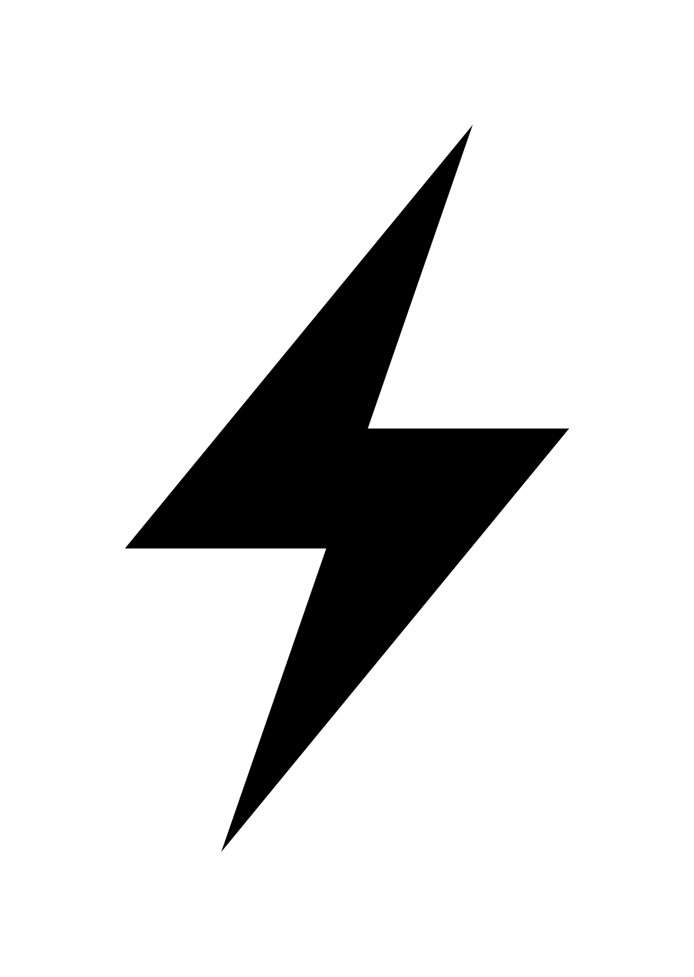 Logo rayo eléctrico